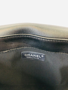 CHANEL Black Medium Chain Boy Bag