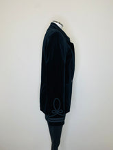 Load image into Gallery viewer, Frame Black Velvet Jacket Size 6