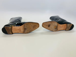 Manolo Blahnik Black Boots Size 37