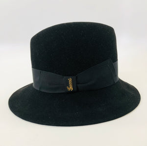 Gucci Black Felt Hat size M/57