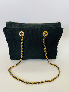 PRADA Yellow Nylon Exterior Bags & Handbags for Women