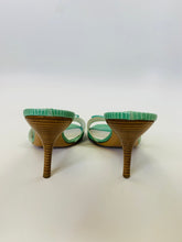 Load image into Gallery viewer, CHANEL Green Slide Sandals Size 38 1/2
