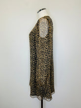 Load image into Gallery viewer, Saint Laurent Leopard Print Mini Dress Size 40
