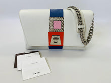 Load image into Gallery viewer, Akris Anouk White Pebbled Leather Day Patchwork Bag