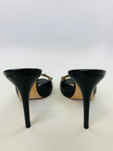 Load image into Gallery viewer, Gucci Black Horsebit Platform Sandals Size 37