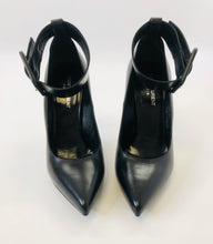 Load image into Gallery viewer, Saint Laurent Black Ankle Wrap Pumps size 39