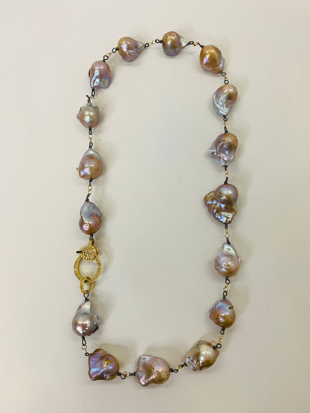 Rainey Elizabeth Baroque Pearl Short Necklace