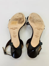 Load image into Gallery viewer, Jimmy Choo Brown Suede Slingback Sandals Size 36 1/2
