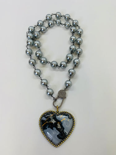Rainey Elizabeth Heart Pendant