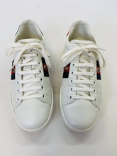 Load image into Gallery viewer, Gucci Ace Crystal Bow Sneakers Size 36 1/2