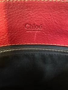 Chloe Dark Red Edith Bag
