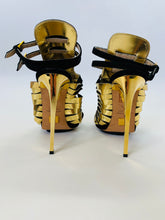 Load image into Gallery viewer, Herve Leger Black Strappy Sandals Size 38 1/2