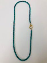 Load image into Gallery viewer, Rainey Elizabeth Turquoise Bead Necklace