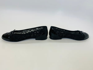 black chanel slippers