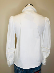 Alexis White Haskel Button Down Shirt Sizes S and L