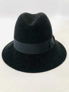 Gucci Black Felt Hat size M/57