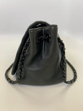 Load image into Gallery viewer, CHANEL Black Studded Accordion Flap Bag