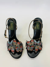 Load image into Gallery viewer, Valentino Garavani Crystal Butterfly Sandals Size 37