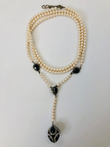 Valentino Garavani Pearl Belt and Necklace