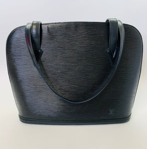 Louis Vuitton Black Epi Lussac Tote Bag