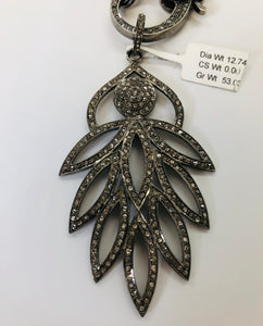 Rainey Elizabeth Large Leaf Pendant