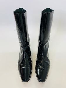 Manolo Blahnik Black Boots Size 37