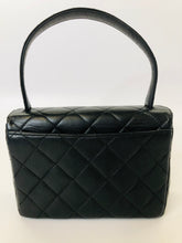 Load image into Gallery viewer, CHANEL Black Quilted Lambskin Mini Kelly Vintage Flap Bag