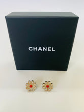 Load image into Gallery viewer, CHANEL Flower Post Earrings