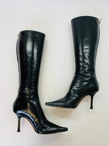 Jimmy Choo Black Tall Boots Size 37