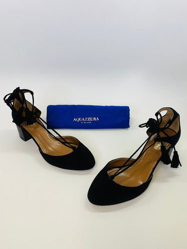 Aquazzura Black Boheme Pumps Size 38