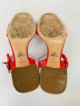 Load image into Gallery viewer, Prada Red Patent Leather Sandals Size 38