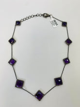 Load image into Gallery viewer, Rainey Elizabeth Amethyst and Diamond Choker Necklace