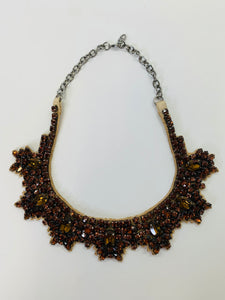 Valentino Garavani Crystal Collar Necklace