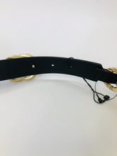 Load image into Gallery viewer, Gucci Black And Gold Torchon Belt size 85/34