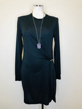 Load image into Gallery viewer, Rag &amp; Bone Black Draped Shawl Mini Dress Size S