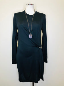Rag & Bone Black Draped Shawl Mini Dress Size S