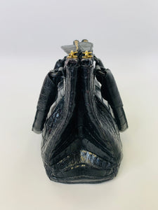 Nancy Gonzalez Black Extra Mini Tote Bag