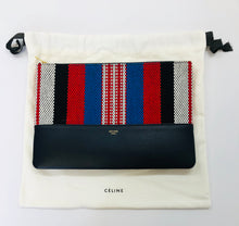 Load image into Gallery viewer, Celine Leather and Textile Pouch