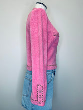 Load image into Gallery viewer, CHANEL Cruise 2020 Pink Cardigan Size 36