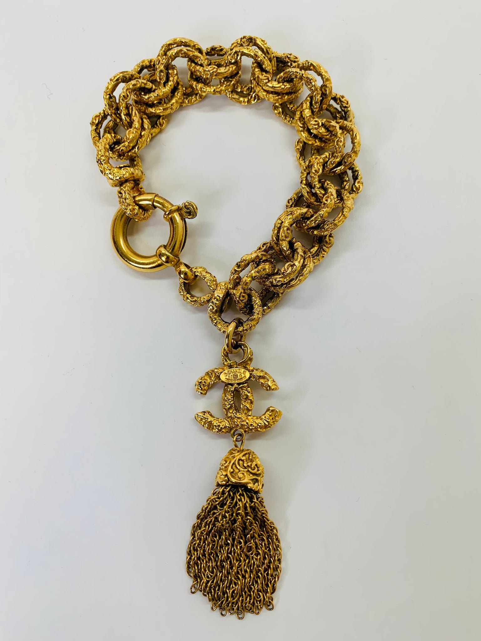 CHANEL Vintage Gold Tassel Bracelet – JDEX Styles