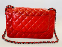 Load image into Gallery viewer, CHANEL Red Large Classic Double Flap Bag