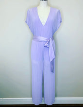 Load image into Gallery viewer, Alice + Olivia Lavender Jumpsuit Sizes 8 and 10