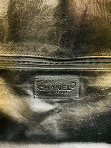 CHANEL Black Caviar Leather Bowler Bag