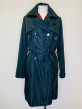 Load image into Gallery viewer, Dolce &amp; Gabbana Black Double Breasted Belted Trench Coat Size 44