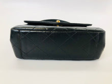 Load image into Gallery viewer, CHANEL Black Quilted Lambskin Mini Kelly Vintage Flap Bag