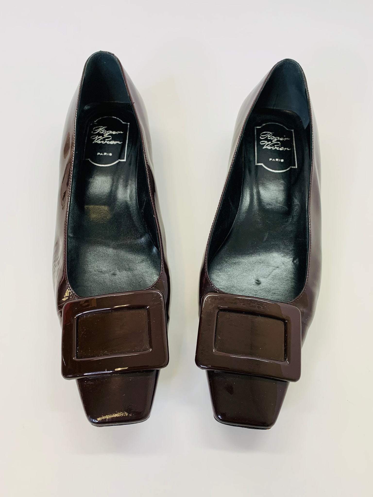 Roger Vivier Brown Trompette Buckle Flats Size 39 – JDEX Styles