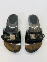 Load image into Gallery viewer, CHANEL Black Clogs Size 35