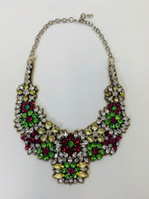Load image into Gallery viewer, Valentino Garavani Crystal Flower Collar Necklace