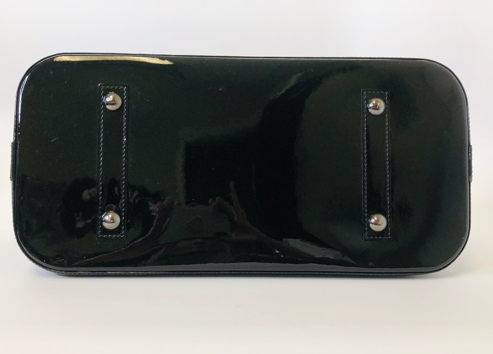 Louis Vuitton Black Monogram Vernis Alma GM Bag – JDEX Styles