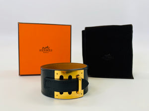 Hermès Black Box Swift Intense Bracelet Size M